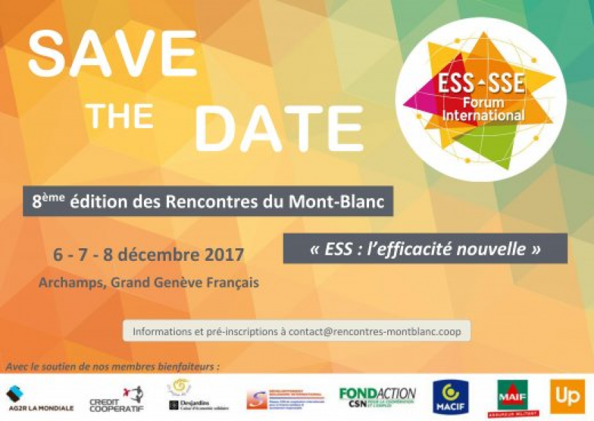 8ème édition des rencontres du Mont-Blanc de l'ESS